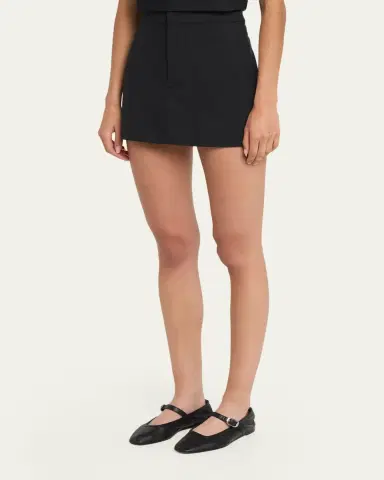 STILL HERE Kelly Nylon Mini Skirt | Thumbnail 4 STILL HERE Kelly Nylon Mini Skirt | Thumbnail 4
