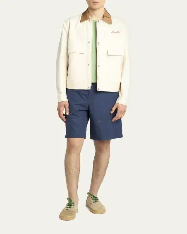 Moncler Men's Kilke Gabardine Shirt Jacket | Thumbnail 2 Moncler Men's Kilke Gabardine Shirt Jacket | Thumbnail 2