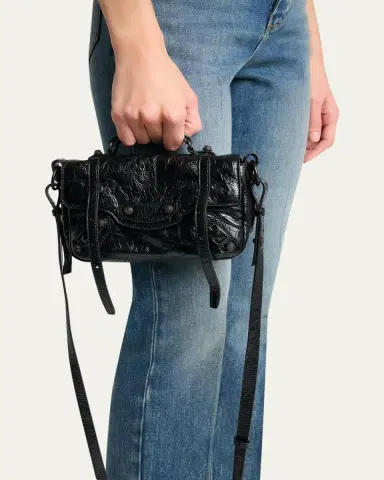 Balenciaga Le City Leather Crossbody Bag | Thumbnail 2