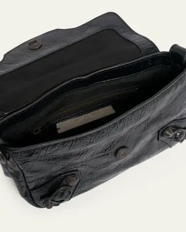 Balenciaga Le City Leather Crossbody Bag | Thumbnail 4