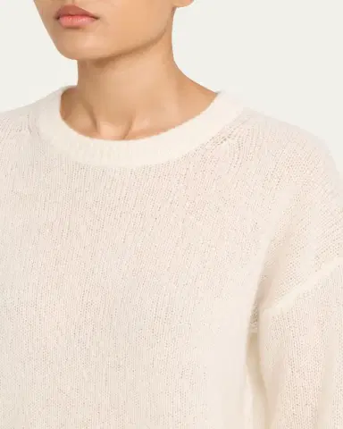 Lisa Yang Lova Cashmere-Silk Crewneck Sweater | Thumbnail 5