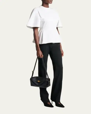 Balenciaga Le 7 Medium Leather Shoulder Bag | Thumbnail 5 Balenciaga Le 7 Medium Leather Shoulder Bag | Thumbnail 5
