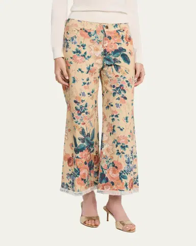 Kobi Halperin Anne Cropped Floral-Print Pants | Thumbnail 4 Kobi Halperin Anne Cropped Floral-Print Pants | Thumbnail 4