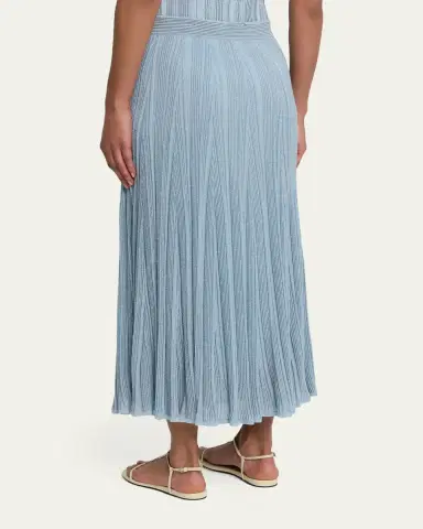 Zimmermann Aster Metallic Midi Skirt | Thumbnail 3 Zimmermann Aster Metallic Midi Skirt | Thumbnail 3