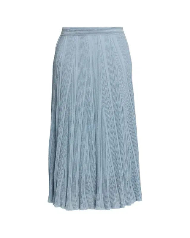 Aster Metallic Midi Skirt