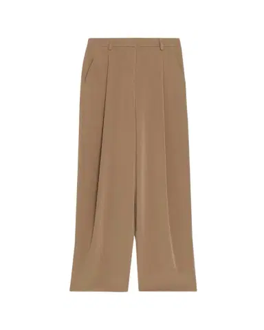Giorgio Armani High-Rise Pleated Straight-Leg Trousers | Thumbnail 1 Giorgio Armani High-Rise Pleated Straight-Leg Trousers | Thumbnail 1