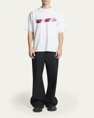 Balenciaga Men's Messy Spray Medium-Fit T-Shirt | Thumbnail 2 Balenciaga Men's Messy Spray Medium-Fit T-Shirt | Thumbnail 2