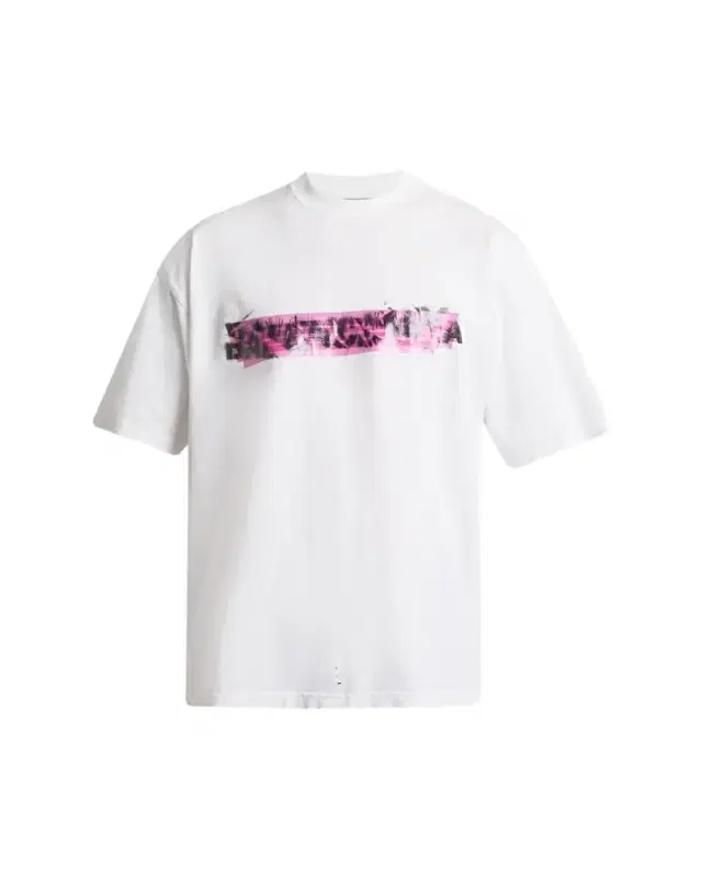 Balenciaga Men's Messy Spray Medium-Fit T-Shirt