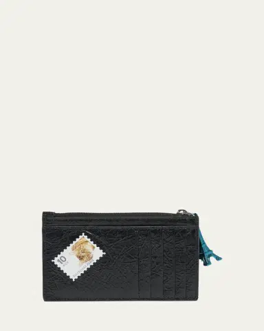 Balenciaga Men's Mail Artwork Cash Long Coin Card Holder | Thumbnail 3 Balenciaga Men's Mail Artwork Cash Long Coin Card Holder | Thumbnail 3