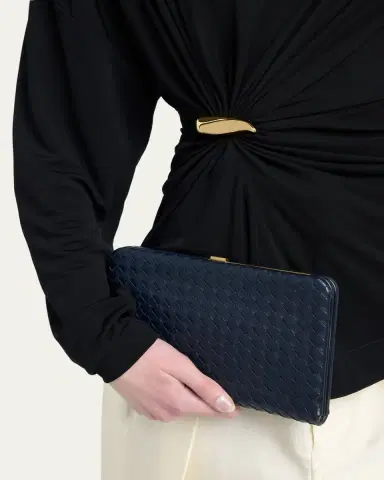 Bottega Veneta Mezzanotte Leather Clutch Bag | Thumbnail 2 Bottega Veneta Mezzanotte Leather Clutch Bag | Thumbnail 2