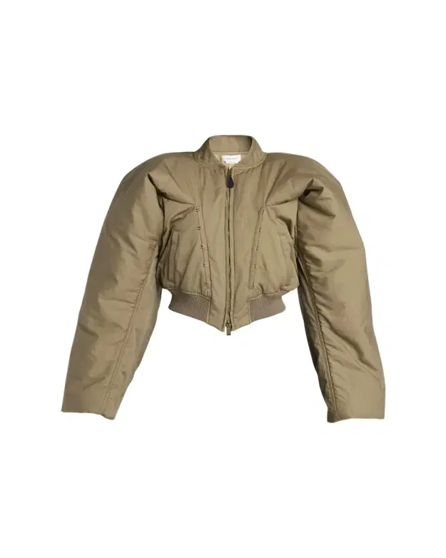 Cropped Bomber Jacket