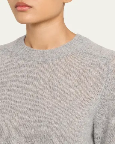 Lisa Yang Solene Cashmere-Silk Crewneck Sweater | Thumbnail 5 Lisa Yang Solene Cashmere-Silk Crewneck Sweater | Thumbnail 5