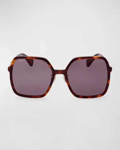 Max Mara Mixed-Media Square Sunglasses | Thumbnail 3 Max Mara Mixed-Media Square Sunglasses | Thumbnail 3