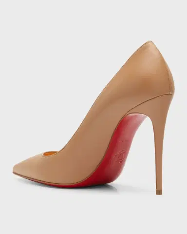 Christian Louboutin Kate 100mm Napa Red Sole Pumps | Thumbnail 2