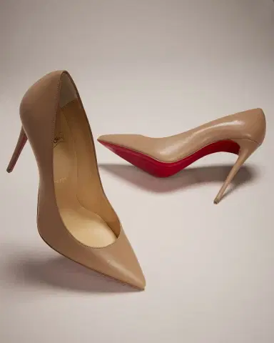 Christian Louboutin Kate 100mm Napa Red Sole Pumps | Thumbnail 3