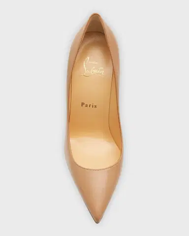 Christian Louboutin Kate 100mm Napa Red Sole Pumps | Thumbnail 4