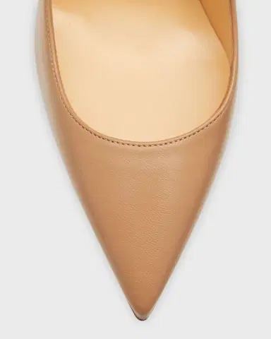 Christian Louboutin Kate 100mm Napa Red Sole Pumps | Thumbnail 5