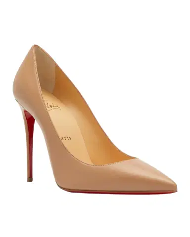 Christian Louboutin Kate 100mm Napa Red Sole Pumps | Thumbnail 1