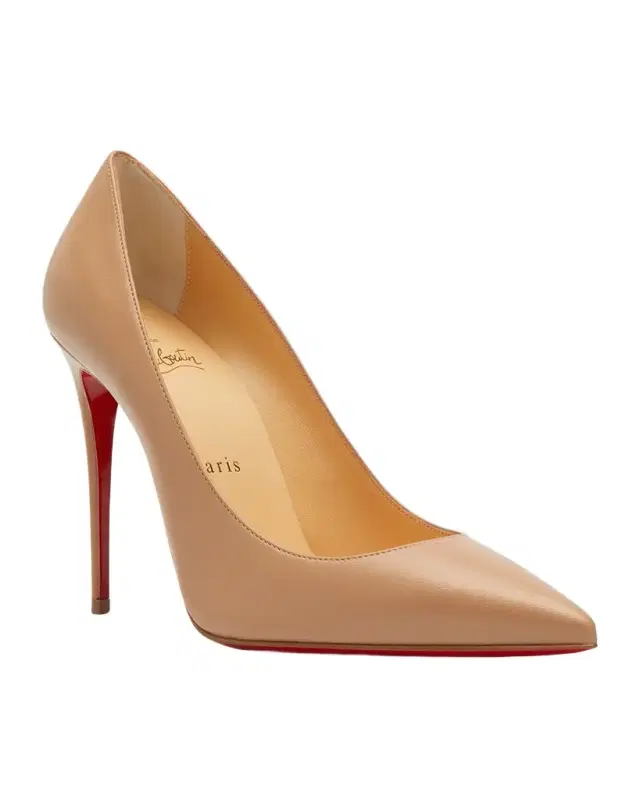 Kate 100mm Napa Red Sole Pumps