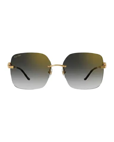 Cartier Panther Square Metal Sunglasses | Thumbnail 2