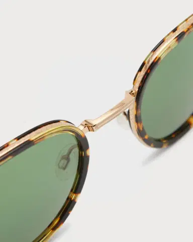 BARTON PERREIRA Men's Echelon Heroine Round Aviator Sunglasses | Thumbnail 4 BARTON PERREIRA Men's Echelon Heroine Round Aviator Sunglasses | Thumbnail 4