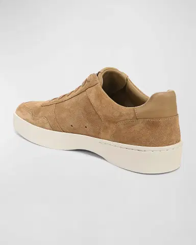 Vince Men's Peyton Tonal Suede Low-Top Sneakers | Thumbnail 2