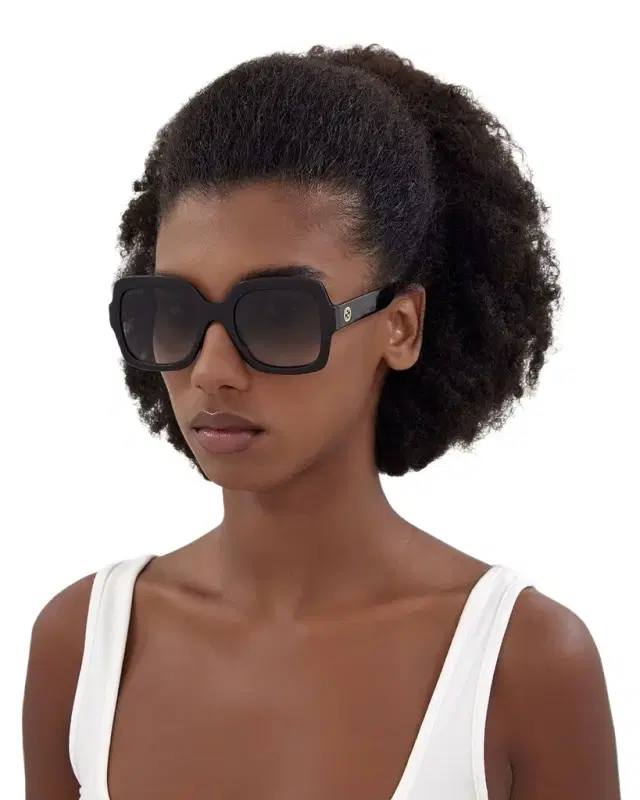 Gradient GG Square Injection Plastic Sunglasses