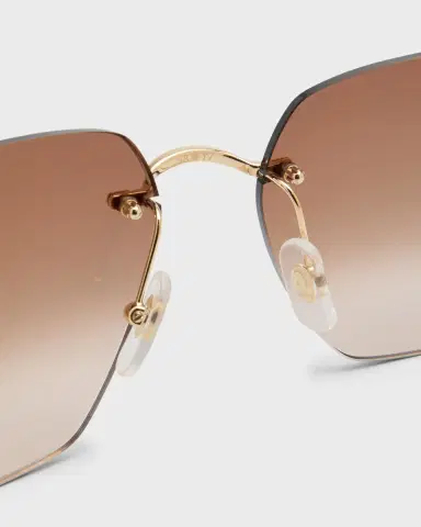 Cartier Rimless Square Metal Sunglasses | Thumbnail 4 Cartier Rimless Square Metal Sunglasses | Thumbnail 4