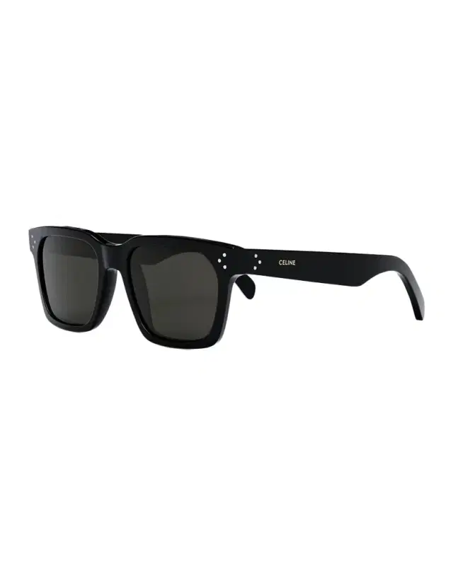 Men 's Bold 3-Dots Square Sunglasses