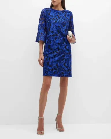 Caroline Rose Bella Soiree Lace Shift Dress | Thumbnail 3 Caroline Rose Bella Soiree Lace Shift Dress | Thumbnail 3