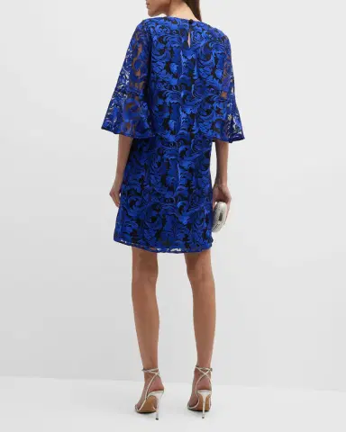 Caroline Rose Bella Soiree Lace Shift Dress | Thumbnail 4 Caroline Rose Bella Soiree Lace Shift Dress | Thumbnail 4