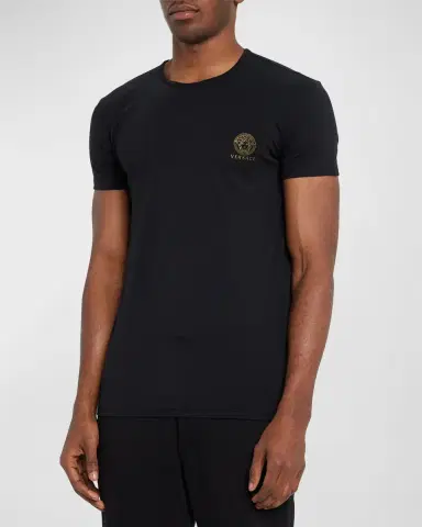 Versace Men's 2-Pack Medusa Head Logo T-Shirt | Thumbnail 2 Versace Men's 2-Pack Medusa Head Logo T-Shirt | Thumbnail 2