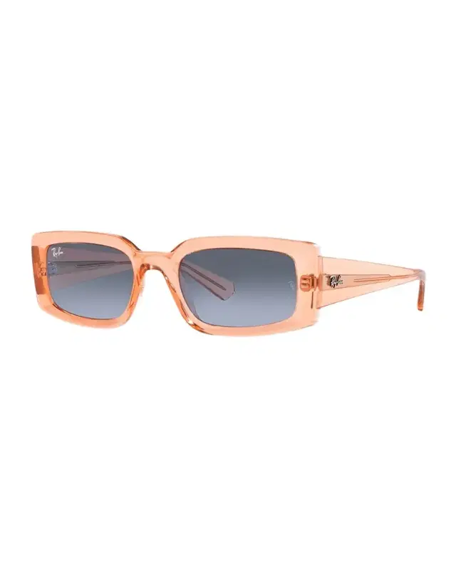 Kiliane Gradient Plastic Rectangle Sunglasses