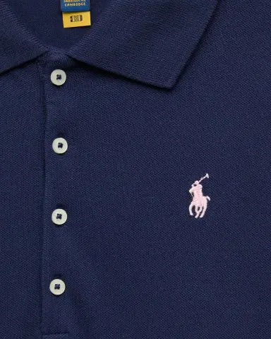 Polo Ralph Lauren Girl's Short-Sleeve Logo Embroidery Polo Shirt, Size S-XL | Thumbnail 3 Polo Ralph Lauren Girl's Short-Sleeve Logo Embroidery Polo Shirt, Size S-XL | Thumbnail 3