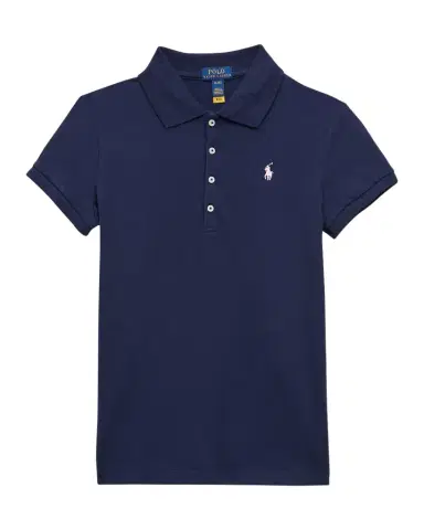 Polo Ralph Lauren Girl's Short-Sleeve Logo Embroidery Polo Shirt, Size S-XL | Thumbnail 1 Polo Ralph Lauren Girl's Short-Sleeve Logo Embroidery Polo Shirt, Size S-XL | Thumbnail 1
