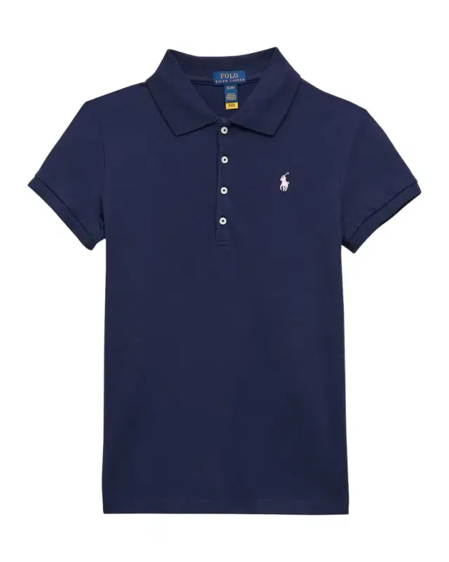 Polo Ralph Lauren Girl 's Short-Sleeve Logo Embroidery Polo Shirt