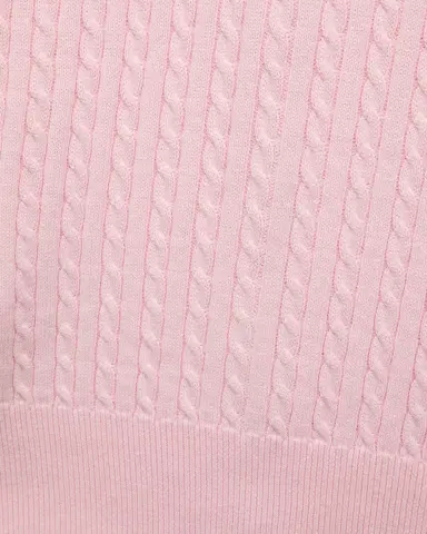 Polo Ralph Lauren Girl 's Mini Cable Knit Sweater | Thumbnail 3