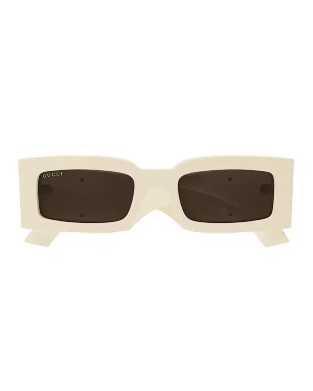 Geometric Acetate Rectangle Sunglasses
