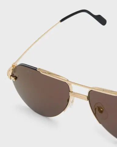 Cartier Men's Metal Aviator Sunglasses | Thumbnail 5 Cartier Men's Metal Aviator Sunglasses | Thumbnail 5