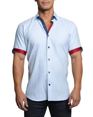 Maceoo Men's Fresh L Patterned Sport Shirt | Thumbnail 1