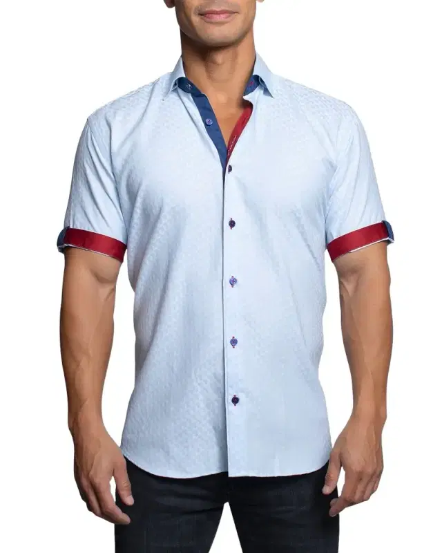 Men 's Fresh L Patterned Sport Shirt