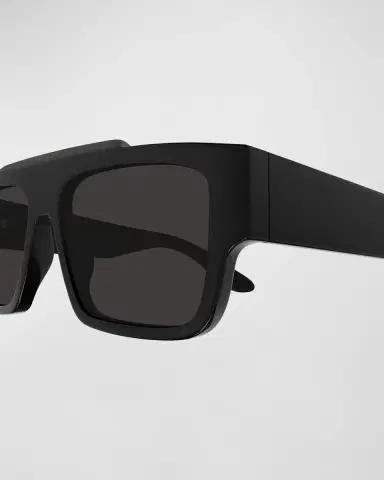 Gucci Men's GG1460Sm Acetate Rectangle Sunglasses | Thumbnail 2 Gucci Men's GG1460Sm Acetate Rectangle Sunglasses | Thumbnail 2