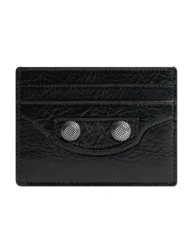 Balenciaga Men's Le Cagole Leather Card Holder | Thumbnail 1 Balenciaga Men's Le Cagole Leather Card Holder | Thumbnail 1