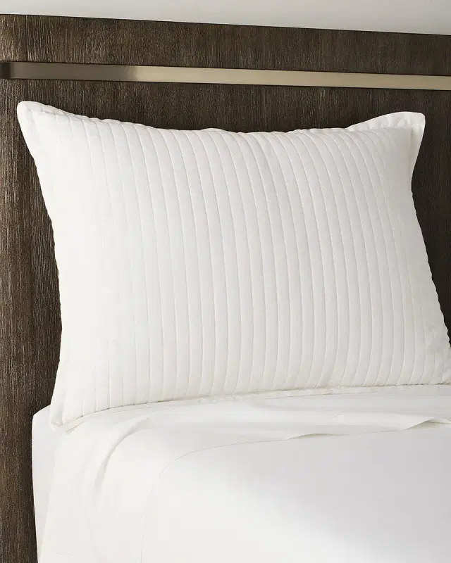 Lili Alessandra Tessa Quilted Luxe Euro Pillow, 27" x 36"