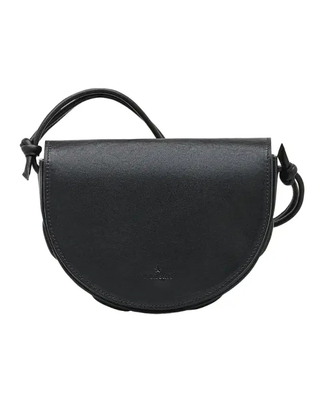 Il Bisonte Snodo Flap Leather Crossbody Bag