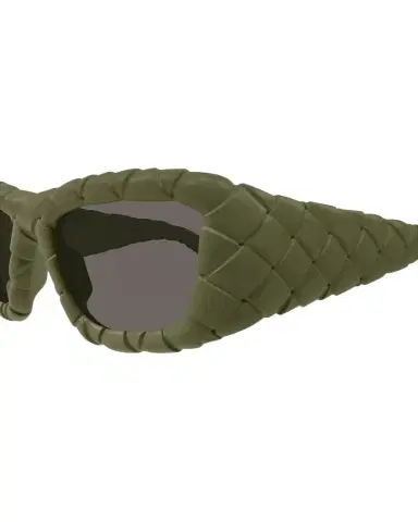 Bottega Veneta Woven Plastic Rectangle Sunglasses | Thumbnail 1 Bottega Veneta Woven Plastic Rectangle Sunglasses | Thumbnail 1