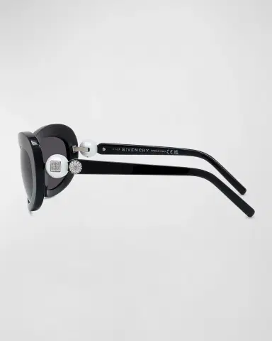 Givenchy Pearlescent Metal Butterfly Sunglasses | Thumbnail 4 Givenchy Pearlescent Metal Butterfly Sunglasses | Thumbnail 4