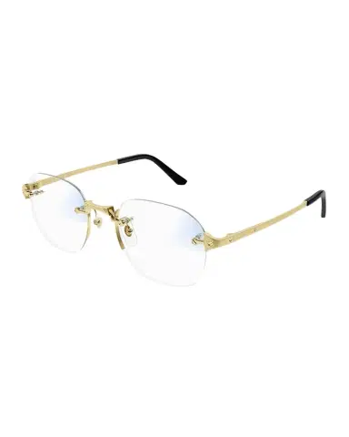 Cartier Men 's Rimless Metal Oval Sunglasses | Thumbnail 1 Cartier Men 's Rimless Metal Oval Sunglasses | Thumbnail 1