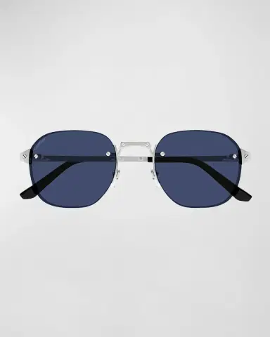 Cartier Men's CT0459SM Rimless Metal Round Sunglasses | Thumbnail 3 Cartier Men's CT0459SM Rimless Metal Round Sunglasses | Thumbnail 3