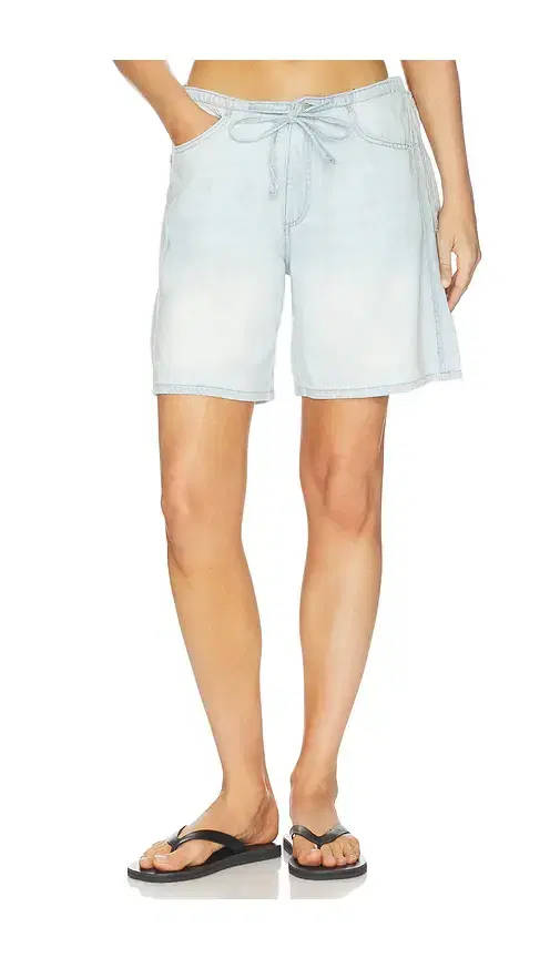 DL1961 DL Aura Sienna Low-slung Drawstring Short